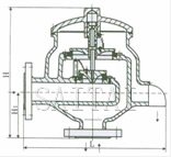 HX3型带吸入接管呼吸阀 DN50-250