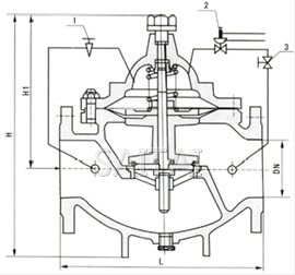 800X 压差平衡阀结构图